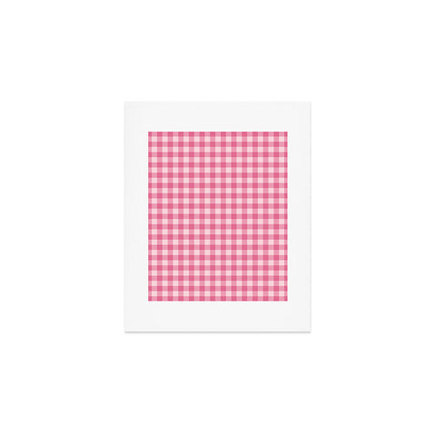 Colour Poems Gingham Tulip Art Print