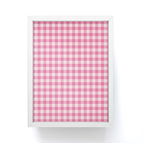 Colour Poems Gingham Tulip Framed Mini Art Print