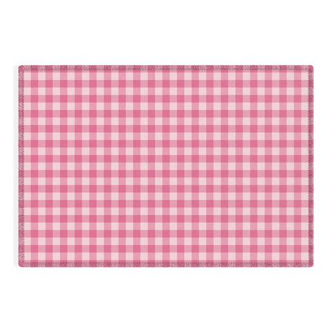 Colour Poems Gingham Tulip Outdoor Rug