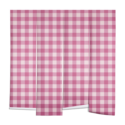 Colour Poems Gingham Tulip Wall Mural