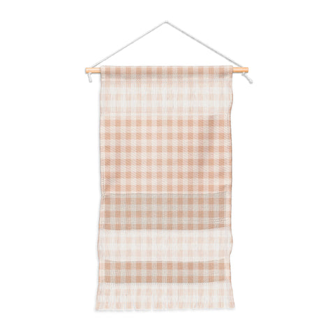 Colour Poems Gingham Warm Neutral Wall Hanging Portrait