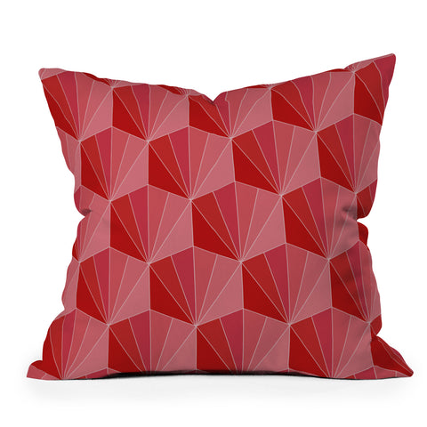 Colour Poems Gisela Color Block Pattern XII Outdoor Throw Pillow