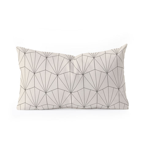 Colour Poems Gisela Geometric Line Pattern I Oblong Throw Pillow Havenly