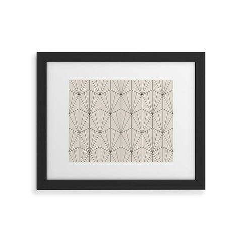 Colour Poems Gisela Geometric Line Pattern I Framed Art Print havenly