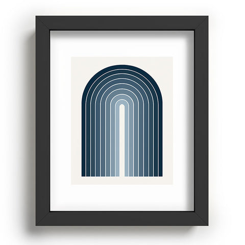Colour Poems Gradient Arch Blue II Recessed Framing Rectangle