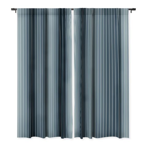 Colour Poems Gradient Arch Blue II Blackout Window Curtain