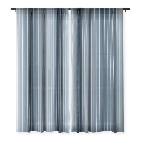 Colour Poems Gradient Arch Blue II Sheer Window Curtain