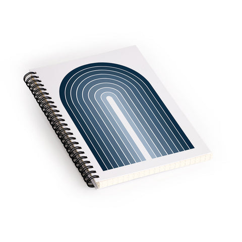 Colour Poems Gradient Arch Blue II Spiral Notebook