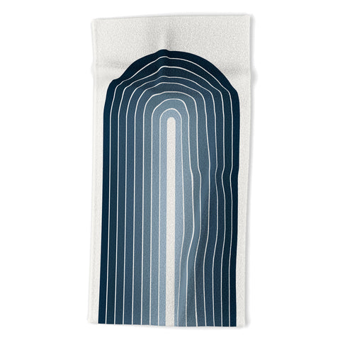 Colour Poems Gradient Arch Blue II Beach Towel
