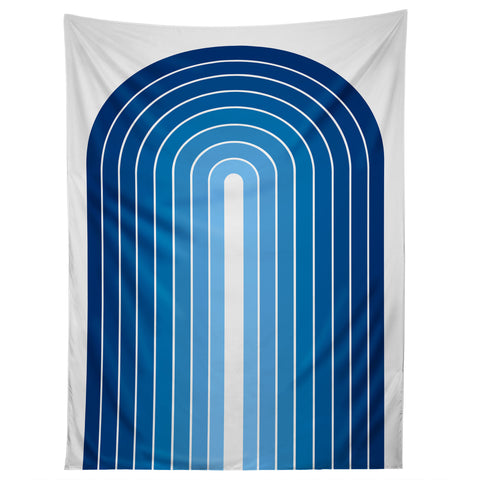 Colour Poems Gradient Arch Blue Tapestry