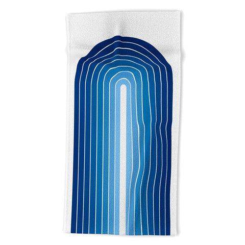 Colour Poems Gradient Arch Blue Beach Towel