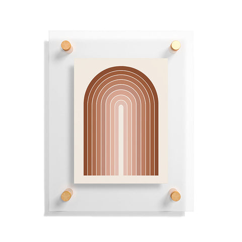 Colour Poems Gradient Arch Earth Floating Acrylic Print