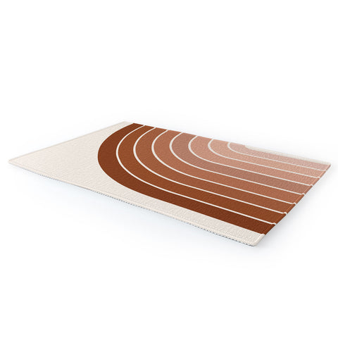 Colour Poems Gradient Arch Earth Area Rug