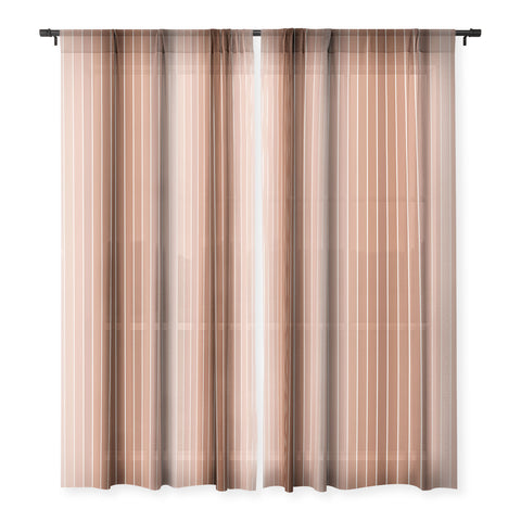 Colour Poems Gradient Arch Earth Sheer Window Curtain