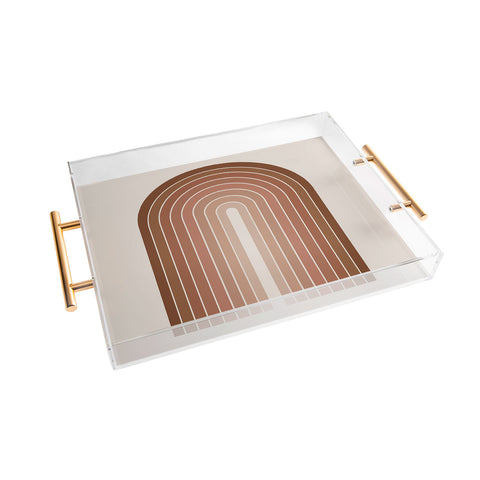 Colour Poems Gradient Arch Earth Acrylic Tray
