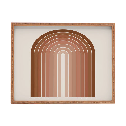 Colour Poems Gradient Arch Earth Rectangular Tray