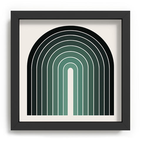 Colour Poems Gradient Arch Green Recessed Framing Square