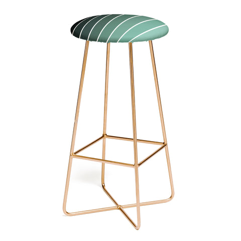 Colour Poems Gradient Arch Green Bar Stool