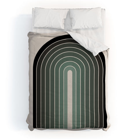 Colour Poems Gradient Arch Green Comforter