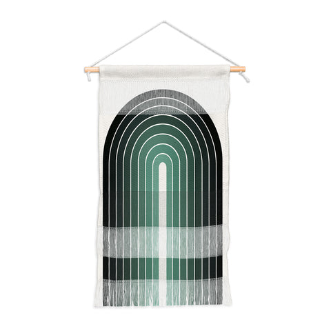 Colour Poems Gradient Arch Green Wall Hanging Portrait