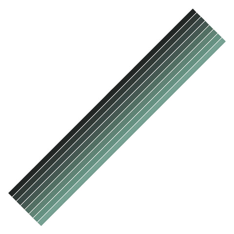 Colour Poems Gradient Arch Green Table Runner