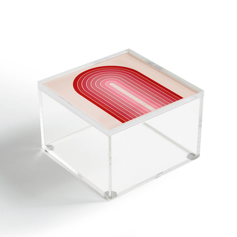 Colour Poems Gradient Arch Hot Pink Acrylic Box
