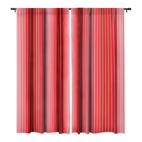 Colour Poems Gradient Arch Hot Pink Blackout Window Curtain