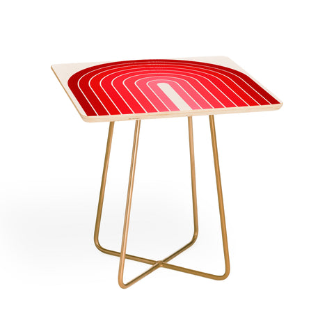 Colour Poems Gradient Arch Hot Pink Side Table