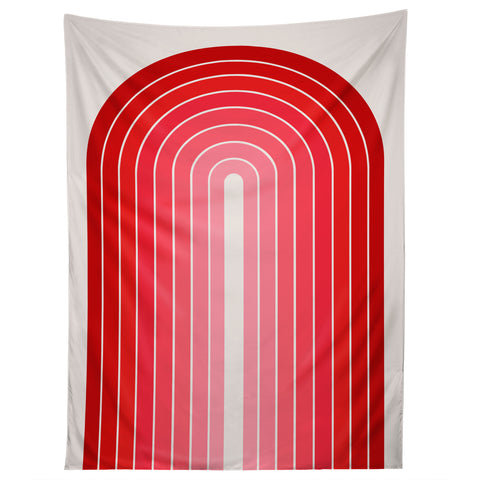 Colour Poems Gradient Arch Hot Pink Tapestry