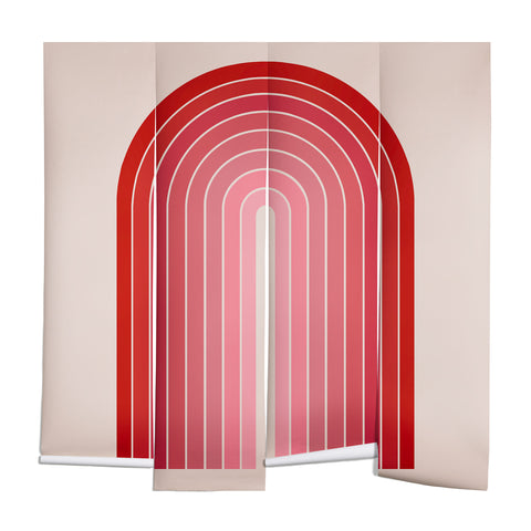 Colour Poems Gradient Arch Hot Pink Wall Mural