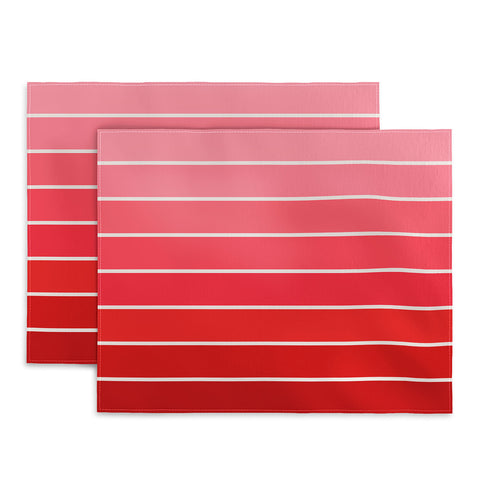 Colour Poems Gradient Arch Hot Pink Placemat