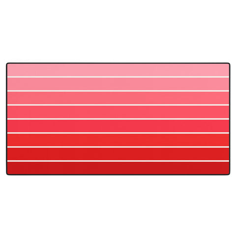 Colour Poems Gradient Arch Hot Pink Desk Mat