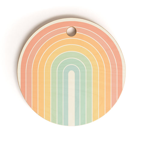 Colour Poems Gradient Arch IV Cutting Board Round