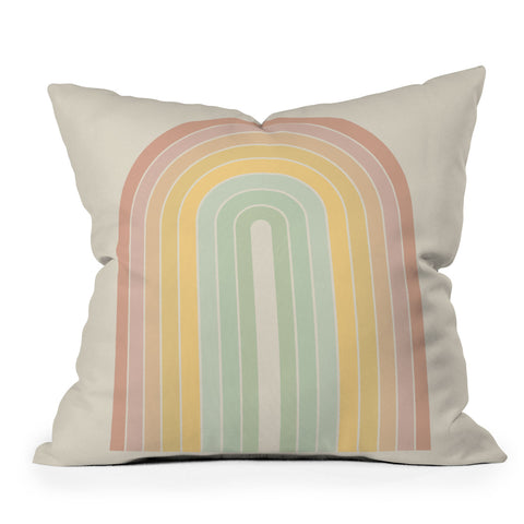 Colour Poems Gradient Arch IV Outdoor Throw Pillow