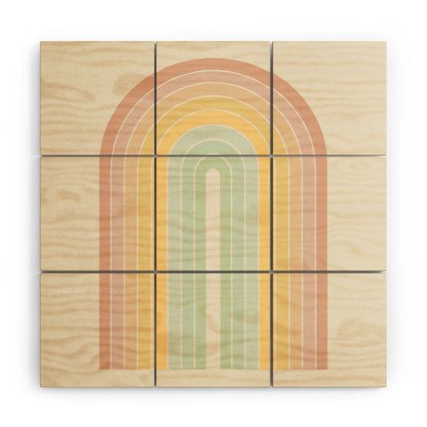 Colour Poems Gradient Arch IV Wood Wall Mural