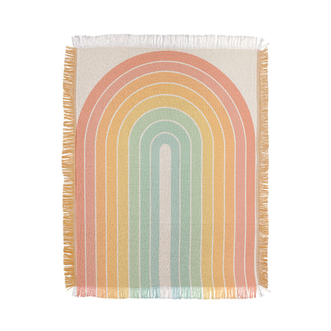 Colour Poems Gradient Arch IV Throw Blanket