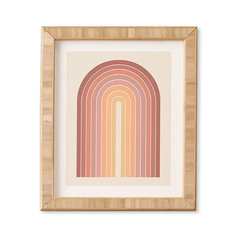 Colour Poems Gradient Arch Natural Framed Wall Art