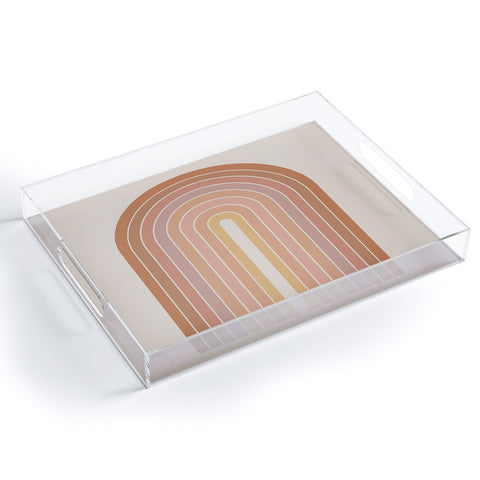 Colour Poems Gradient Arch Natural Acrylic Tray