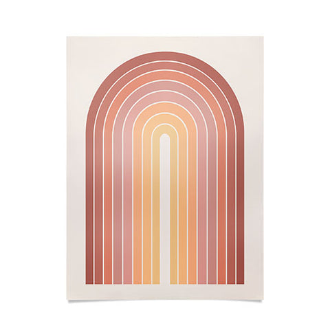 Colour Poems Gradient Arch Natural Poster