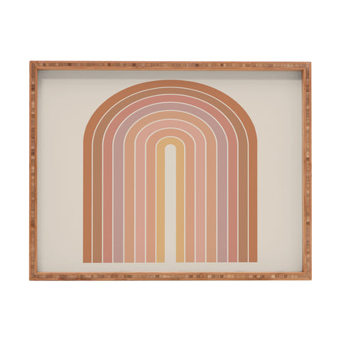 Colour Poems Gradient Arch Natural Rectangular Tray