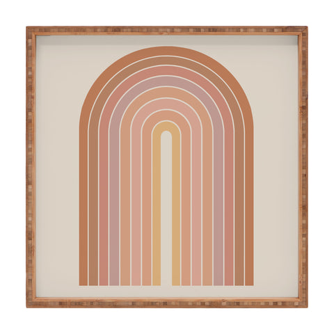 Colour Poems Gradient Arch Natural Square Tray