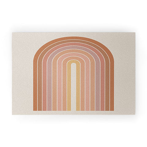 Colour Poems Gradient Arch Natural Welcome Mat