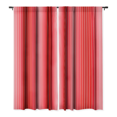 Colour Poems Gradient Arch Pink Red Tones Blackout Window Curtain