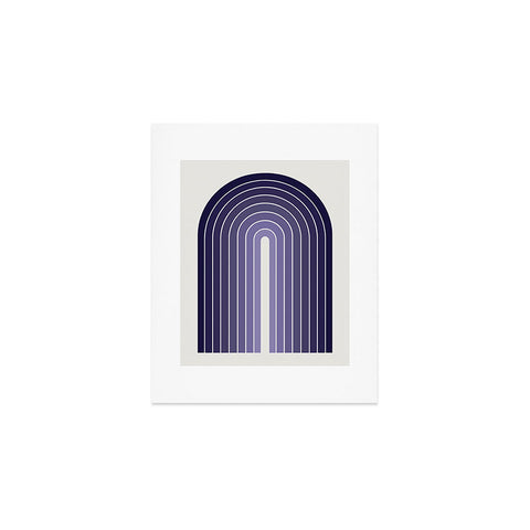 Colour Poems Gradient Arch Purple Art Print
