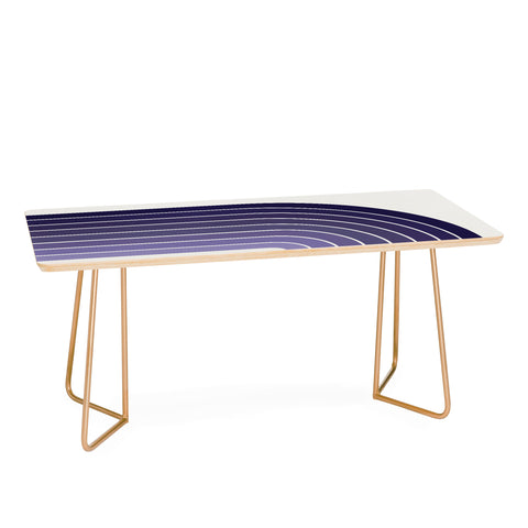 Colour Poems Gradient Arch Purple Coffee Table