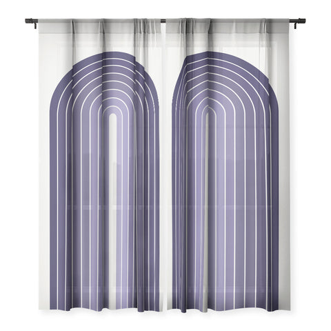 Colour Poems Gradient Arch Purple Sheer Non Repeat