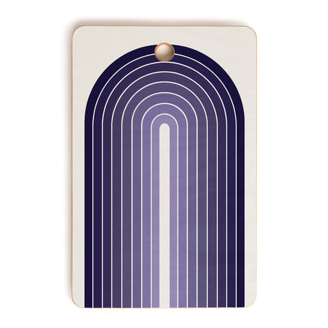 Colour Poems Gradient Arch Purple Cutting Board Rectangle