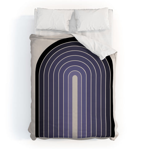 Colour Poems Gradient Arch Purple Duvet Cover