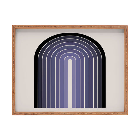 Colour Poems Gradient Arch Purple Rectangular Tray