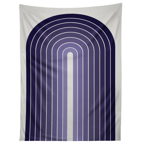 Colour Poems Gradient Arch Purple Tapestry